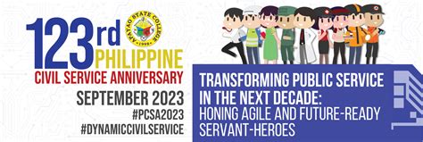 2023 PHILIPPINE CIVIL SERVICE ANNIVERSARY (PCSA).